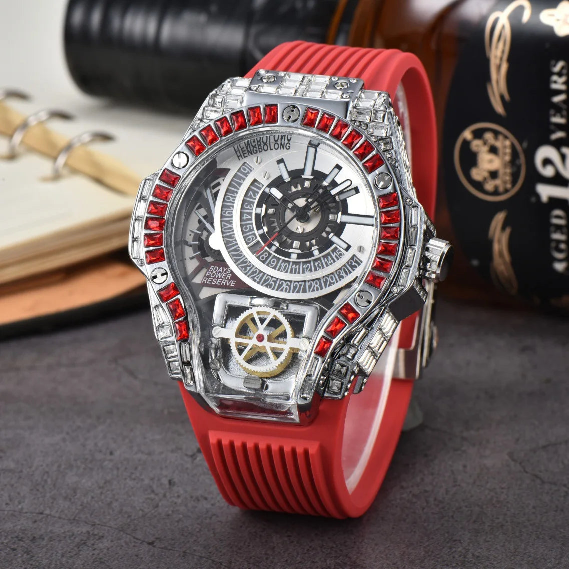STARPERISH W01 Montre Homme Automatique Japonais Acier Inox Verre Hardlex Lumineux 3 ATM 21 Coloris – CLEVI Paris