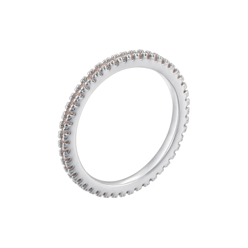 Bague Couple ZHUKOU Style Coréen Pierre CZ Plaqué Or 18K Unisexe Tailles 6-7-8 – CLEVI Paris
