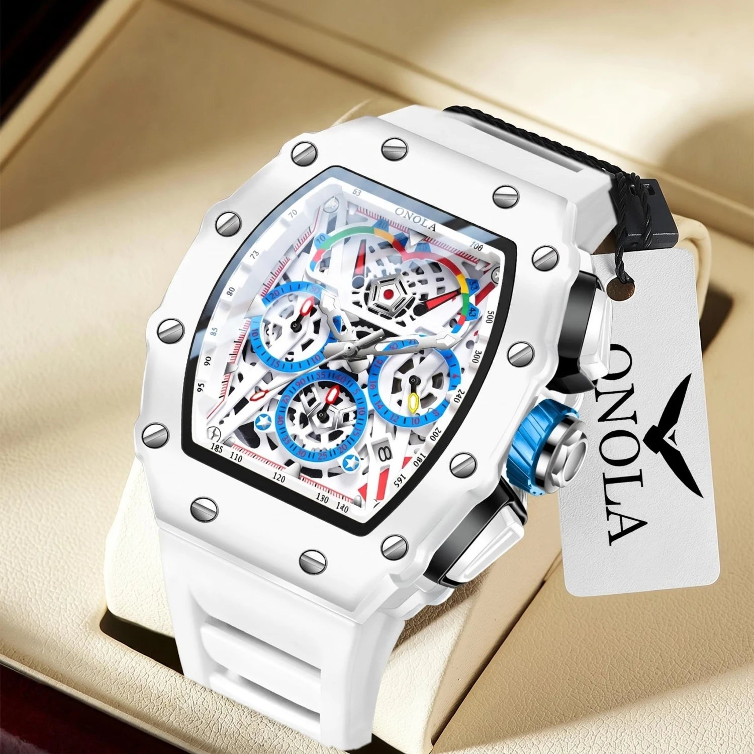 Montre Homme ONOLA Chronographe Quartz Multifonction – CLEVI Paris