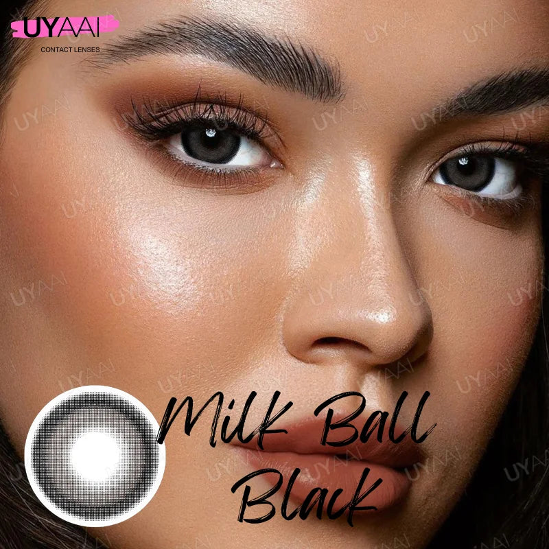 Lentilles de Contact Colorées UYAAI – 15 Teintes, Port Annuel, Confort Hydrogel
