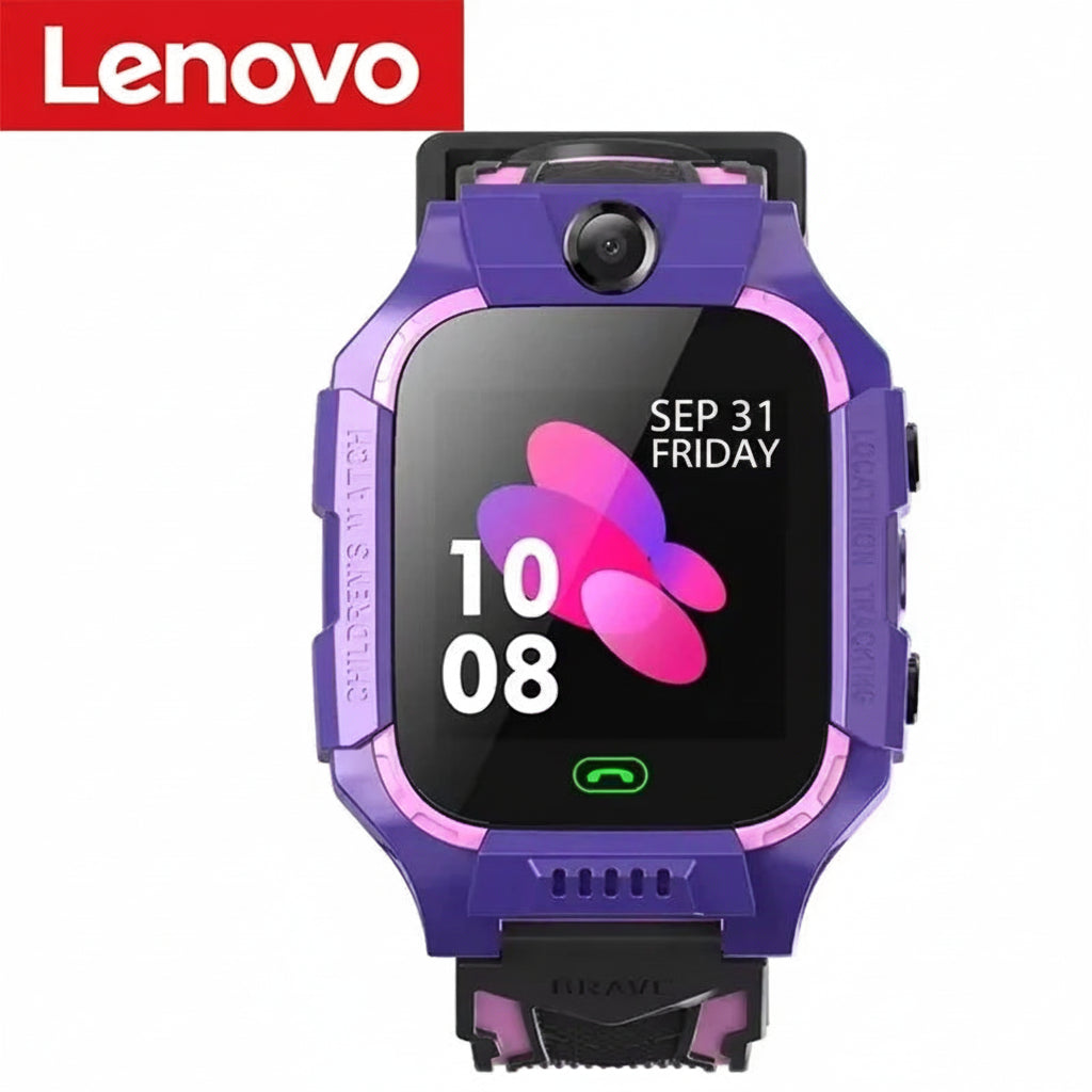 Montre Connectée Enfant Lenovo Caméra SIM GPS SOS Étanche 3-12 ans – CLEVI Paris