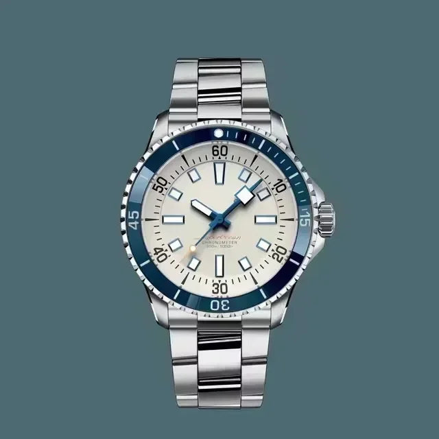 Montre Homme Automatique Luxe Acier Verre Saphir Couronne Vissée Cytupr – CLEVI Paris