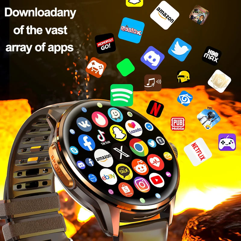 Montre connectée 4G AMOLED GPS 32 Go – CLEVI Paris