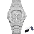 Montre Iced Out PINTIME – Cristaux CZ Homme | Quartz Luxe