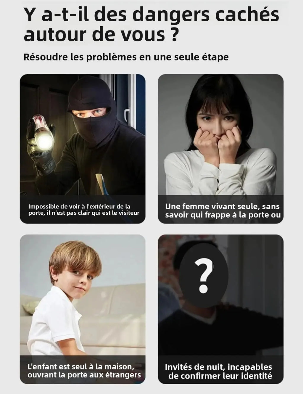 Sonnette Vidéo Sans Fil Écran IPS 4,3" IP65 Intercom 2,4G Vision Nocturne – CLEVI Paris