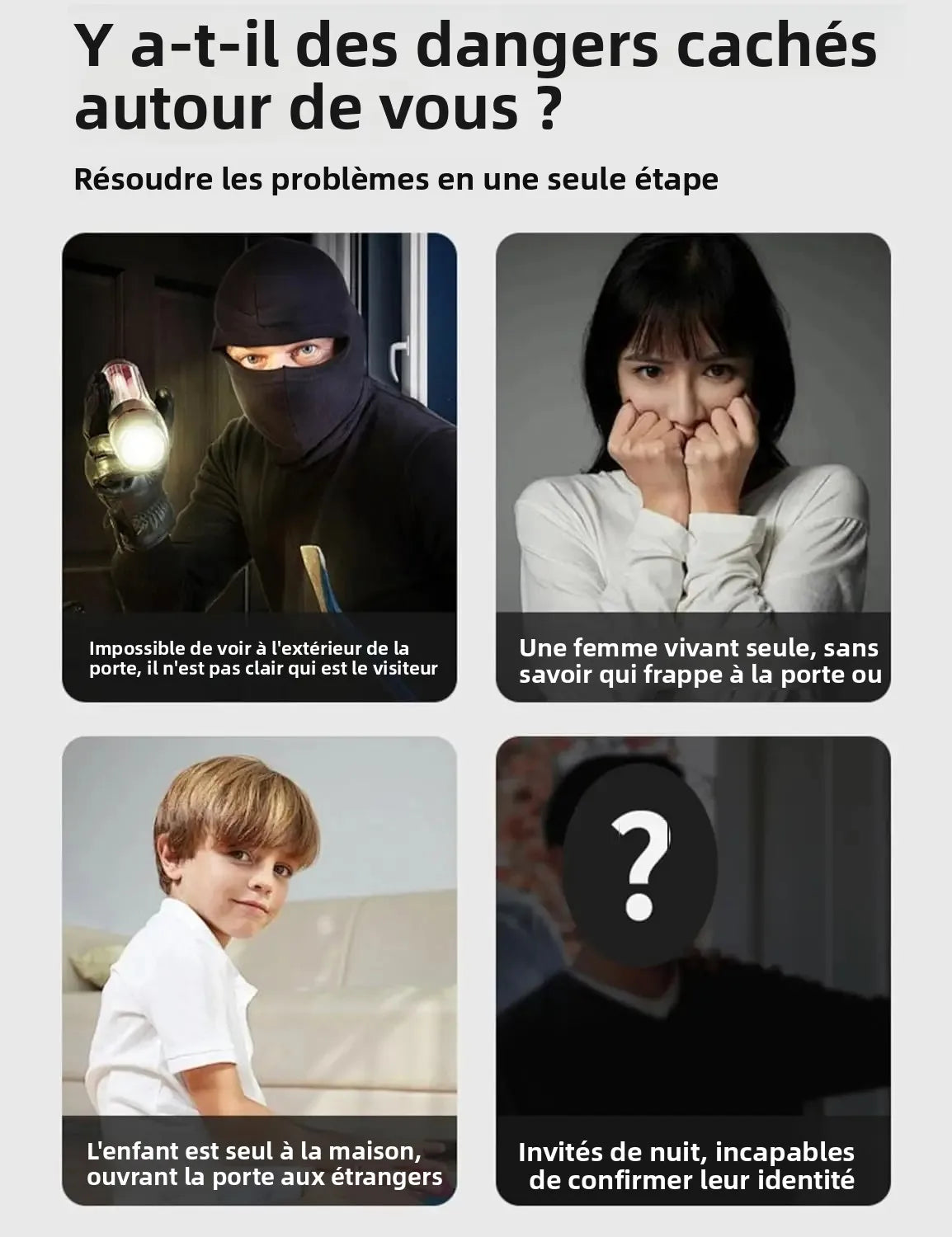 Sonnette Vidéo Sans Fil Écran IPS 4,3" IP65 Intercom 2,4G Vision Nocturne – CLEVI Paris