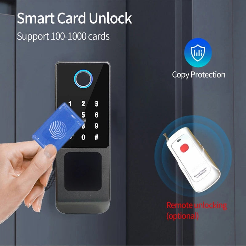 Serrure Extérieure Connectée ZhdCookey G23 Empreinte Digitale IP66 Tuya WiFi – CLEVI Paris