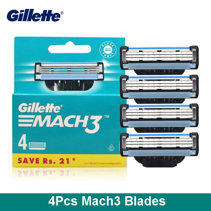 Lames de Rasoir 3 Lames Homme Recharges + Manche – CLEVI Paris