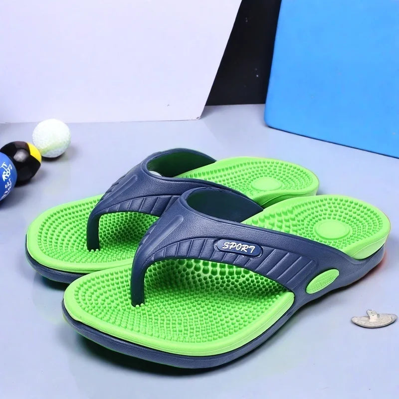 Sandales EVA Légères Homme – Semelle Massage Slip-On Plage Extérieur 7 Coloris Pointures 40–47 – CLEVI Paris