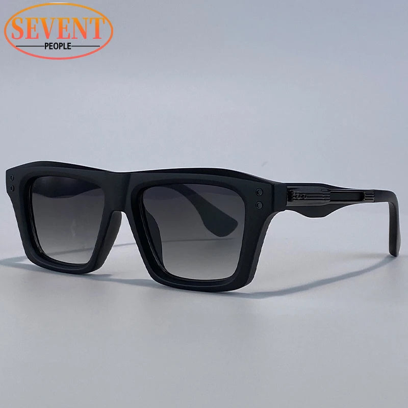 Lunettes de Soleil Steampunk Carrées Homme | UV400 Verres Dégradés & Polarisés | Conduite Vintage – CLEVI Paris