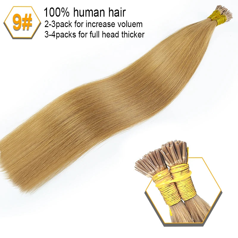 Extensions I-Tip lisses, cheveux humains – CLEVI Paris