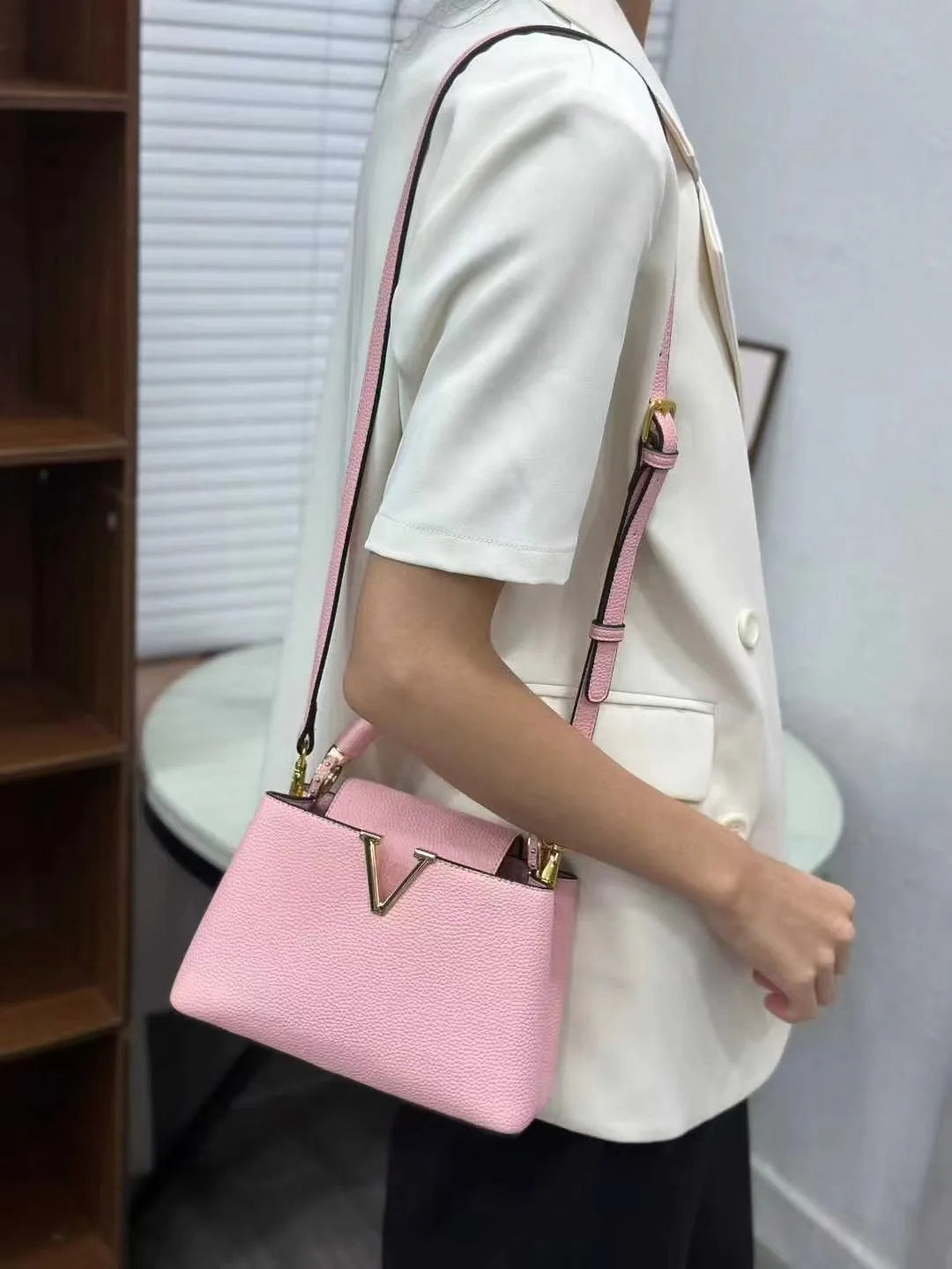 Sac Bandoulière Femme Tissu Tote Classique Élégant 8 Coloris – CLEVI Paris