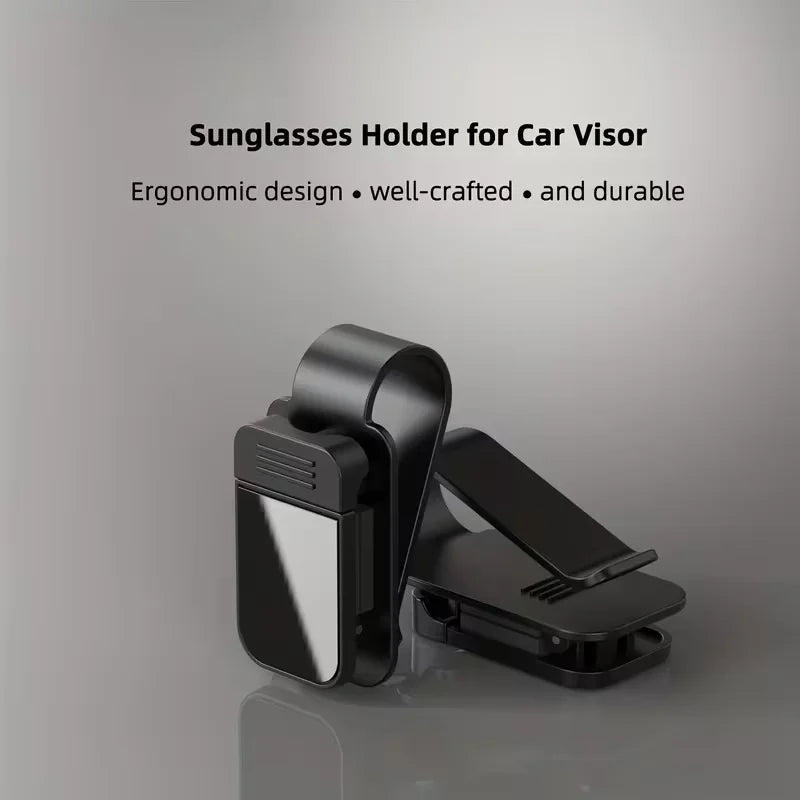 Clip Pare-Soleil Voiture Lunettes & Cartes 4 Couleurs – CLEVI Paris