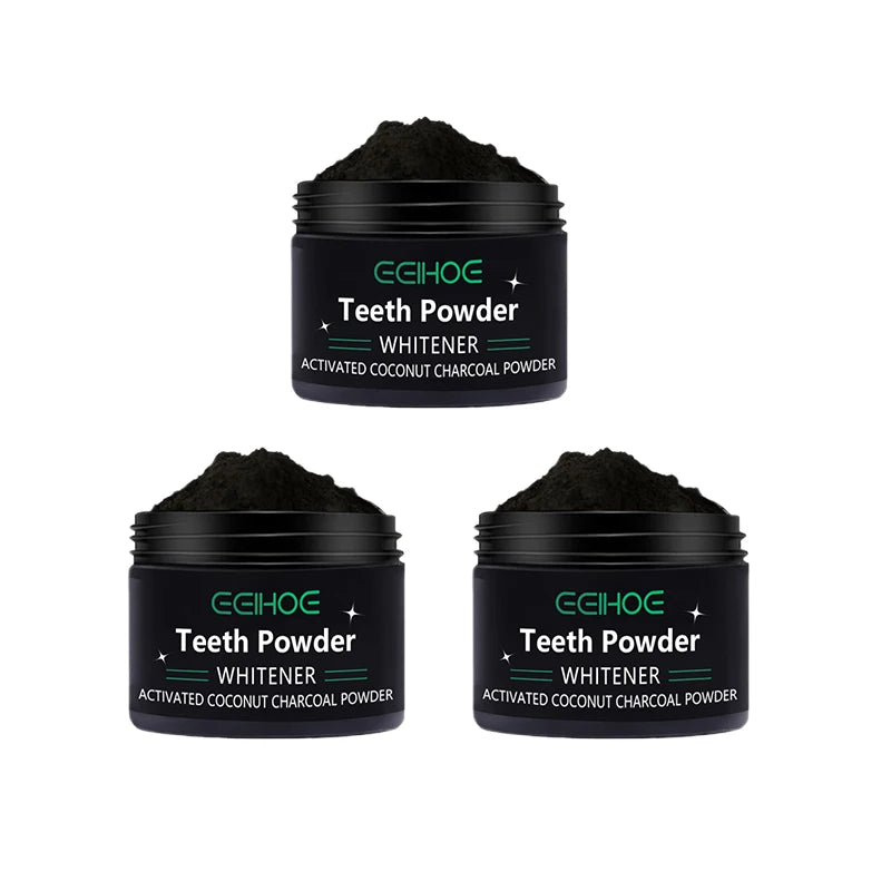 Poudre Blanchissante Naturelle – Nettoyage Profond, Dents Éclatantes & Haleine Fraîche 50g