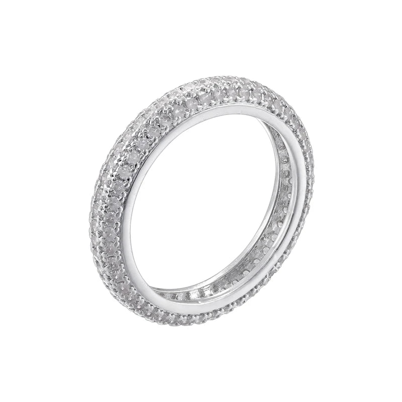 Bague Couple ZHUKOU Style Coréen Pierre CZ Plaqué Or 18K Unisexe Tailles 6-7-8 – CLEVI Paris