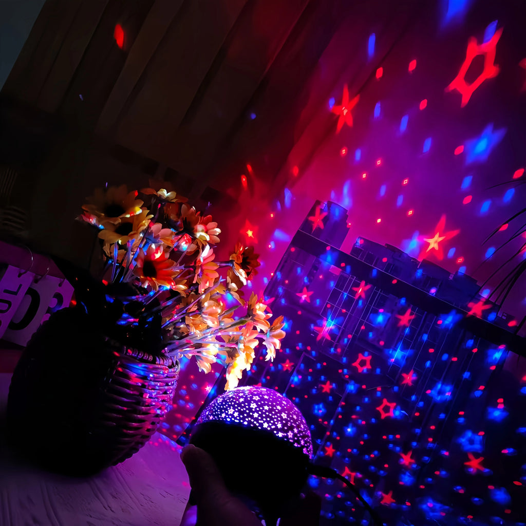 Projecteur Ciel Étoilé LED 7 Modes – Lumière Galaxie Lune, Déco Chambre & Cadeau