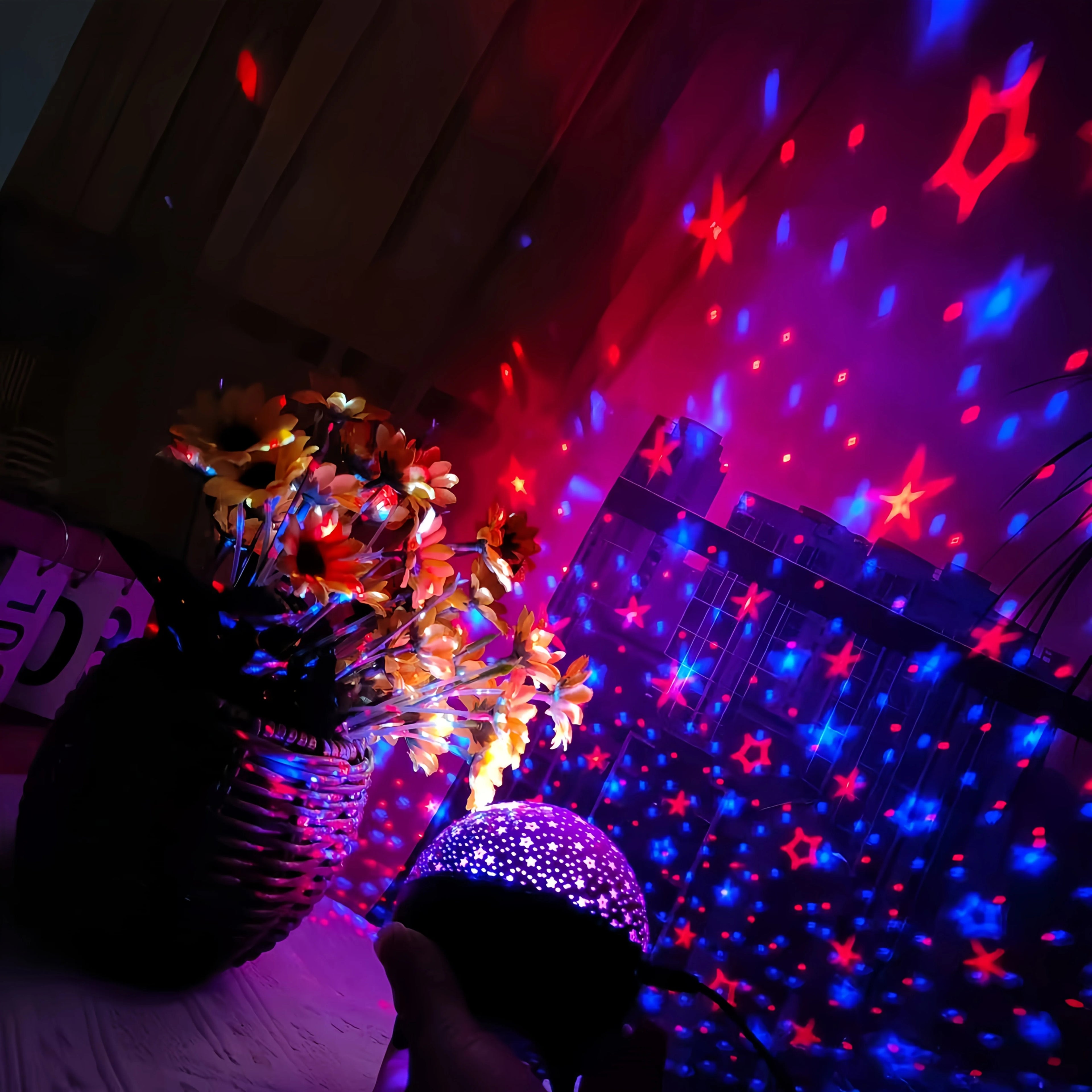 Projecteur Ciel Étoilé LED 7 Modes – Lumière Galaxie Lune, Déco Chambre & Cadeau