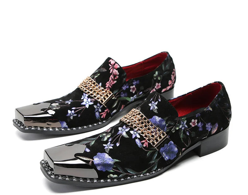 Loafers Luxe Homme Cuir Véritable Spikes Argentés & Dorés Slip-On – 14 Coloris, Tailles EU37-48 – CLEVI Paris