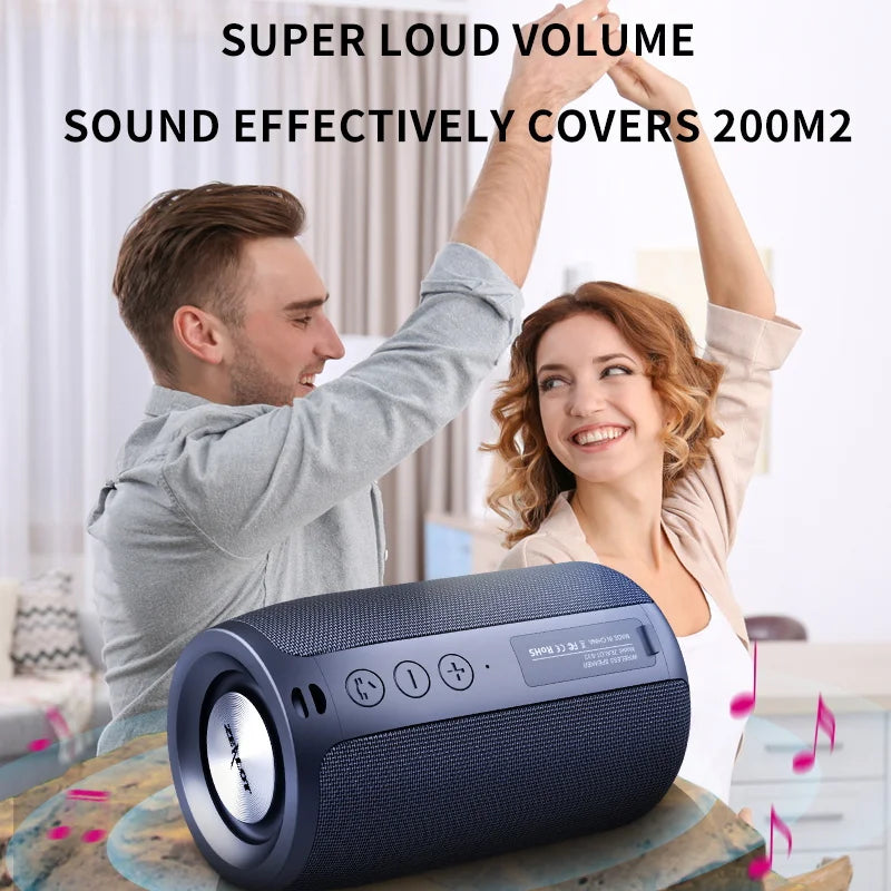 ZEALOT S32 Enceinte Bluetooth Subwoofer IPX6 TWS Portable 1800mAh – CLEVI Paris