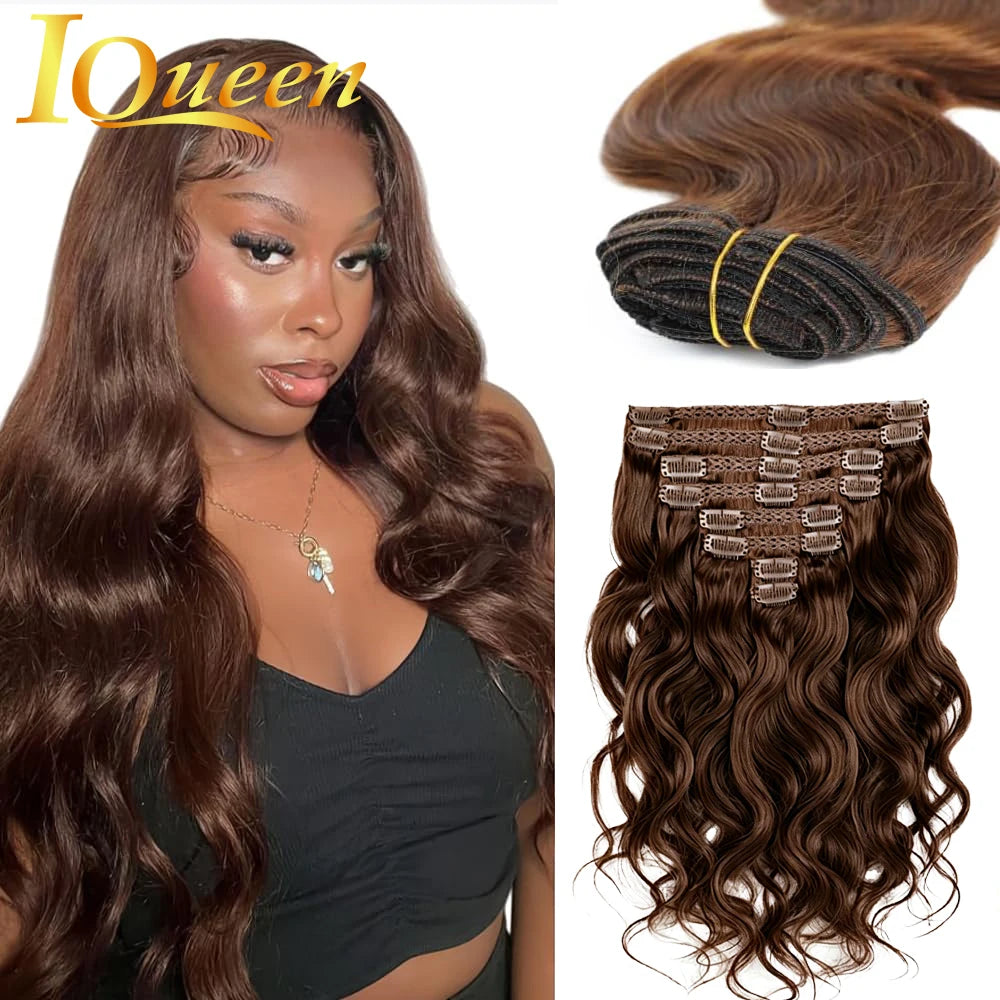 Extensions Body Wave Brésiliennes Virgin Hair 8Pcs – CLEVI Paris