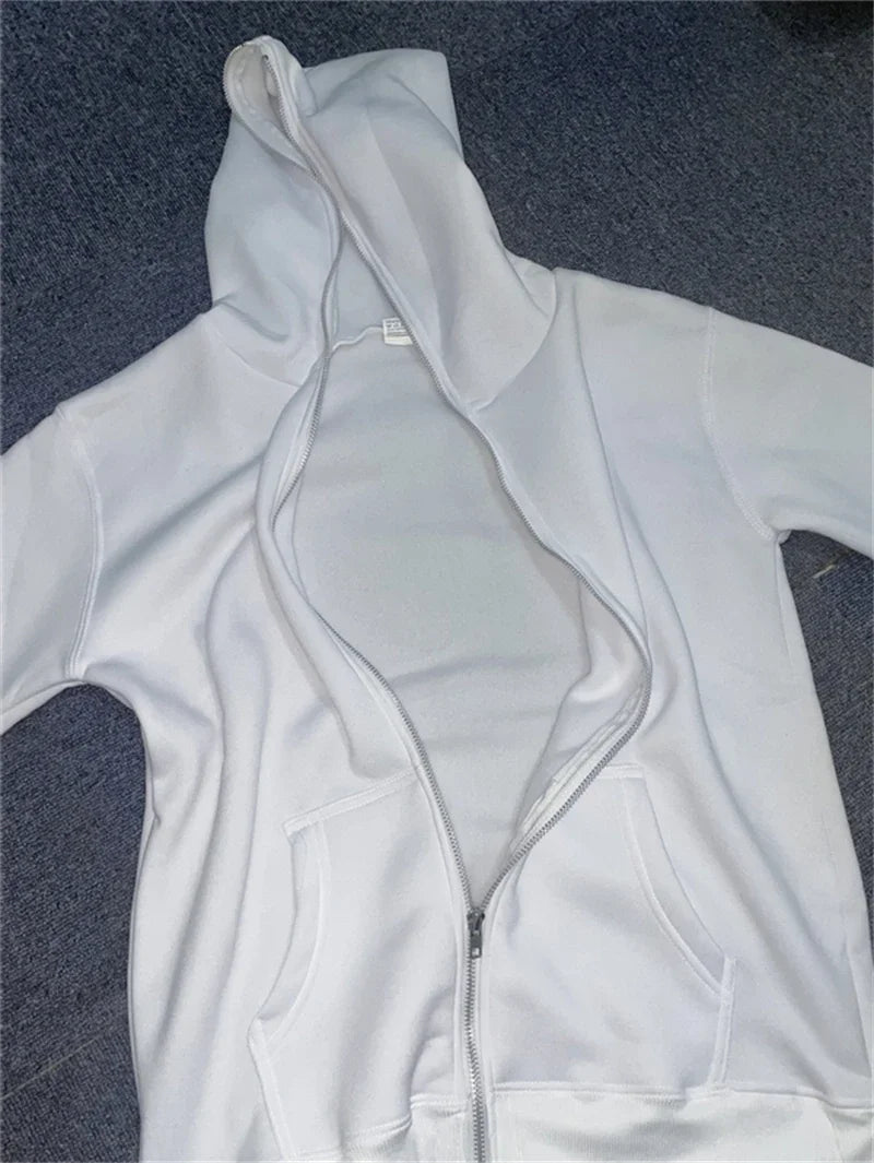 Sweat à Capuche Zippé Homme & Femme | Polyester, Coupe Loose, Casual – CLEVI Paris