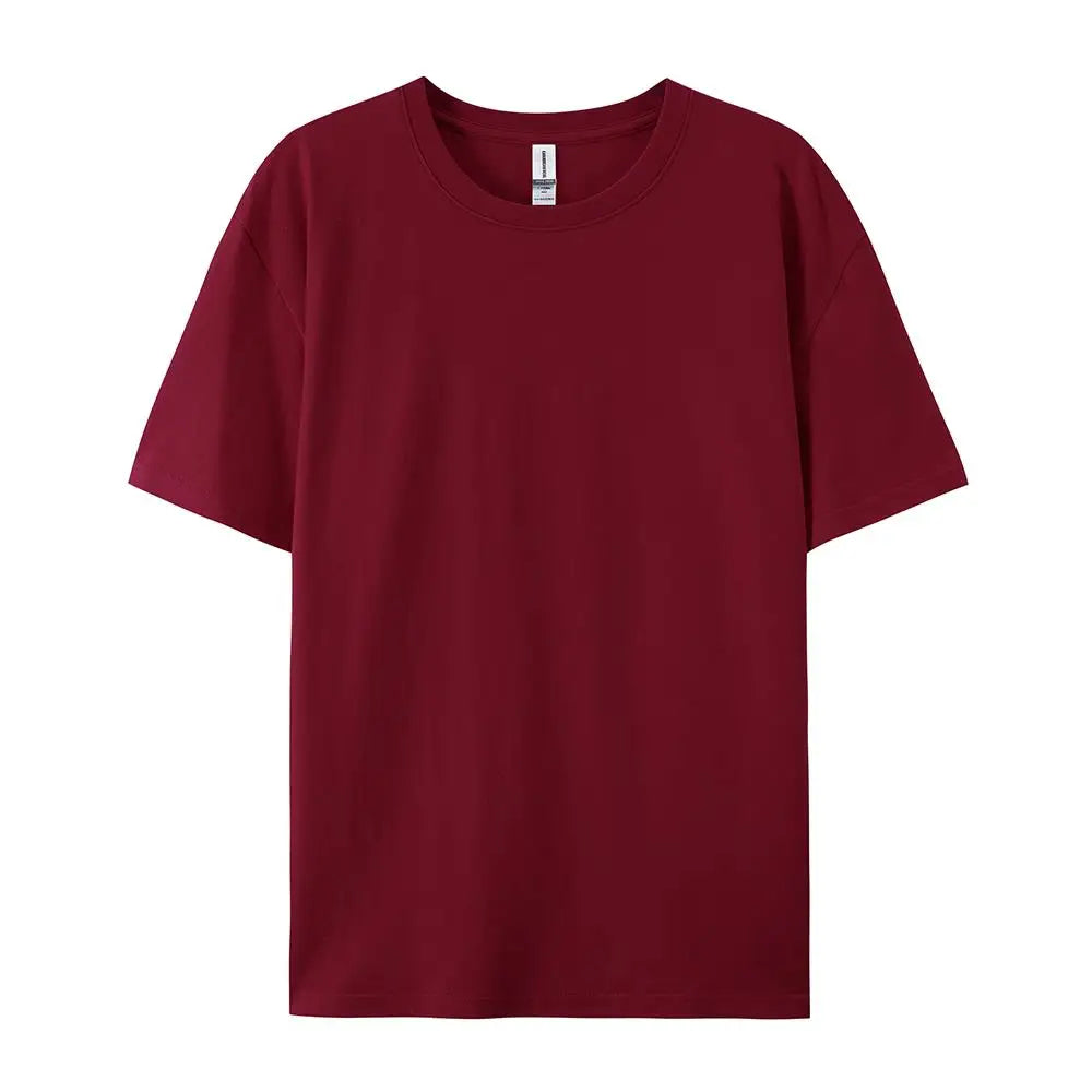 T-Shirt Unisexe Coton Col Rond Manches Courtes Coupe Loose 20 Coloris Candy Été – CLEVI Paris