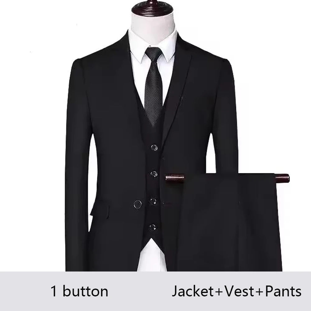 Costume Homme Élégant 2-3 Pièces Blazer Stretch Mariage – CLEVI Paris