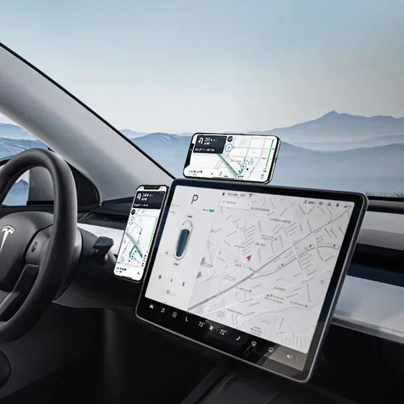Support Magnétique Téléphone Tesla Model 3/Y/X/S & MagSafe — CLEVI Paris