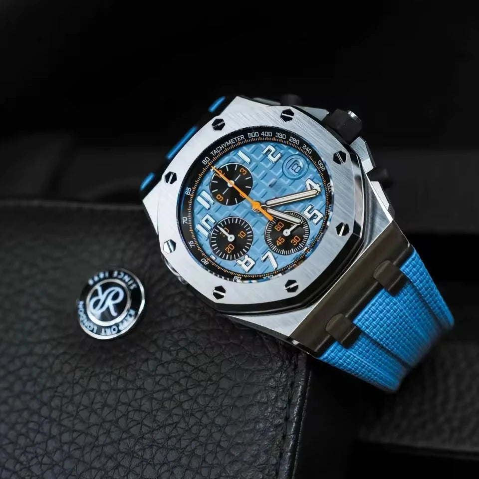 Bracelet Montre FKM Caoutchouc Motif Voile 26mm Compatible Audemars Piguet Royal Oak AP15400 26240 15500 26331 7 Coloris – CLEVI Paris