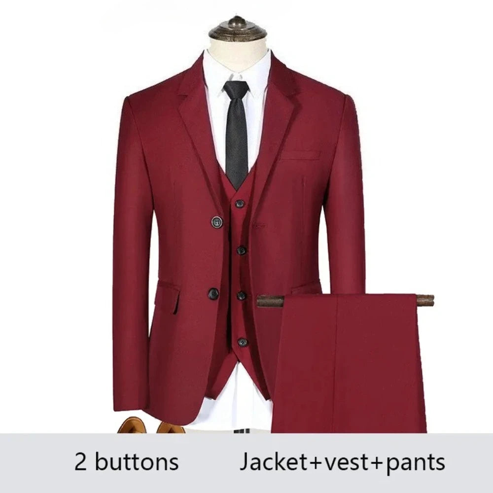 Costume Homme Élégant 2-3 Pièces Blazer Stretch Mariage – CLEVI Paris