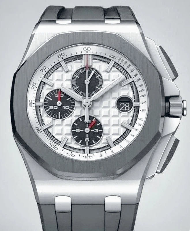 Montre Homme Quartz G4G Bracelet Acier Inox 42mm Lumineux Calendrier Complet 3 ATM 17 Coloris – CLEVI Paris