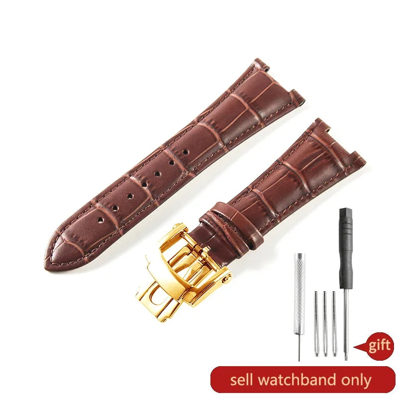 Bracelet Montre Cuir Vache | Compatible Patek Philippe Nautilus PP5711 5712G – CLEVI Paris