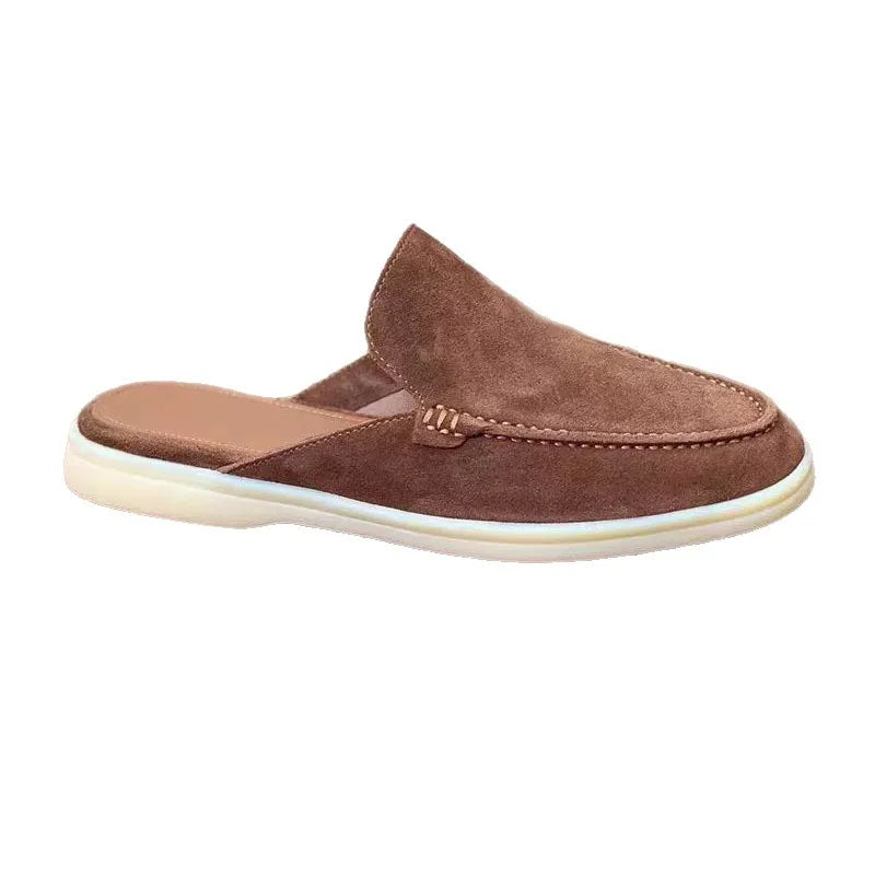 Mules Unisexe Cuir Véritable Peau de Mouton Plates Été EU 35-47 Multicolore – CLEVI Paris