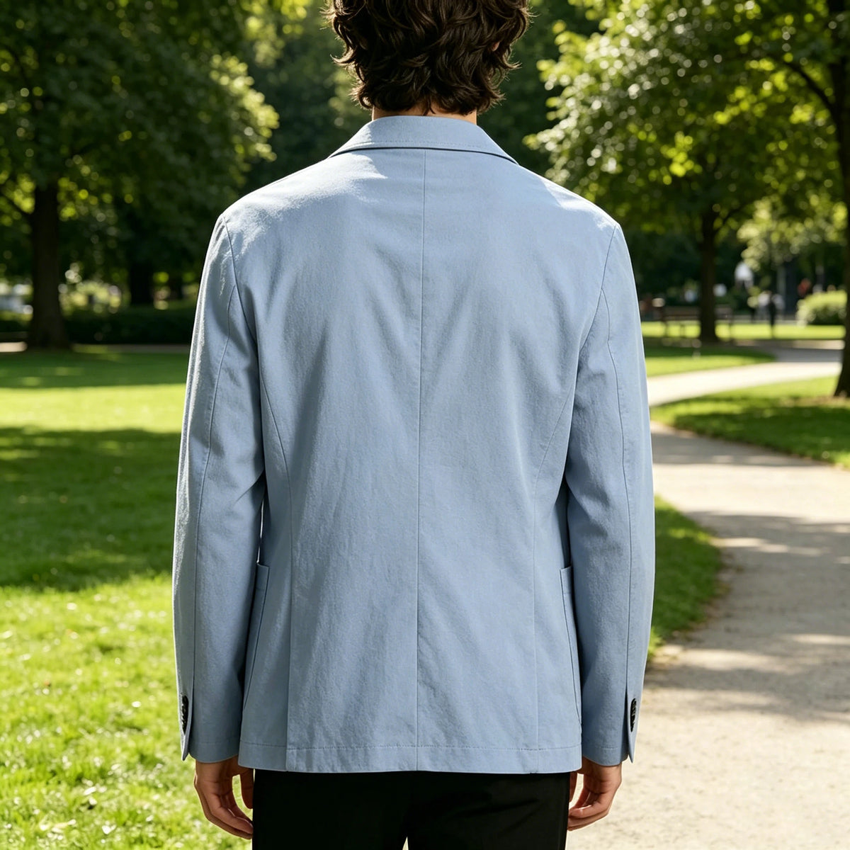 Blazer lin homme coupe slim – CLEVI Paris