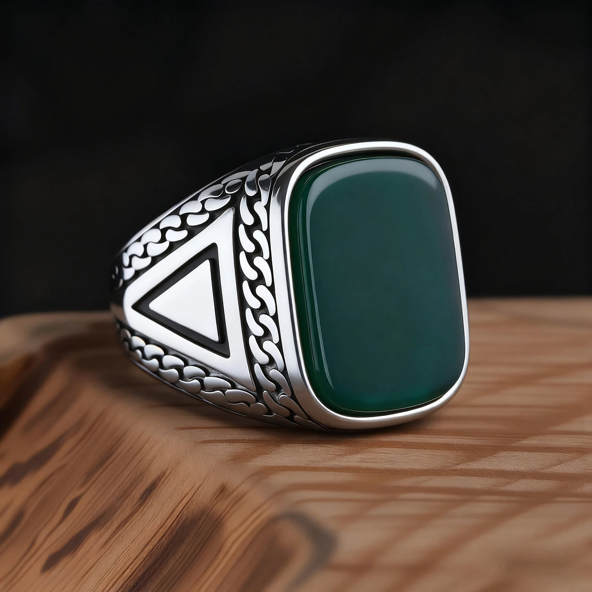 Bague Homme Acier 316L et Pierres Colorées – CLEVI Paris