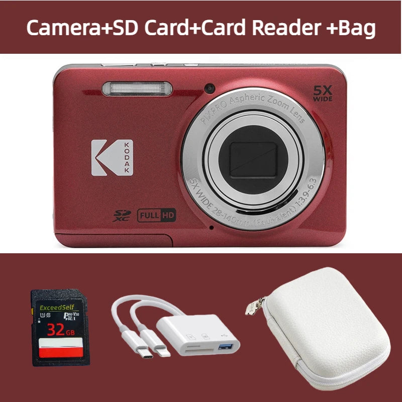 Kodak PIXPRO FZ55 Appareil Photo Compact 16MP Zoom 5x Grand Angle 28mm | Vidéo 1080p