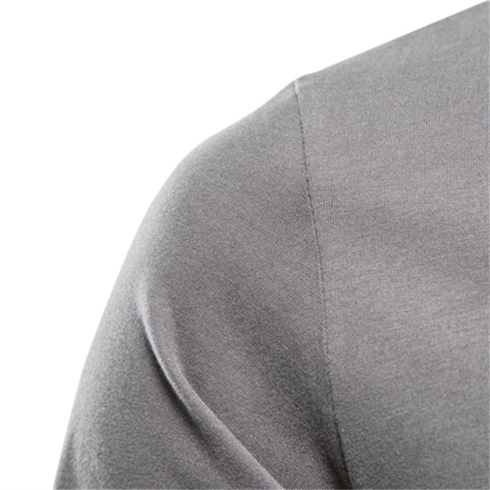 T-Shirt Homme 100% Coton Manches Longues Col Rond Uni 7 Coloris – CLEVI Paris