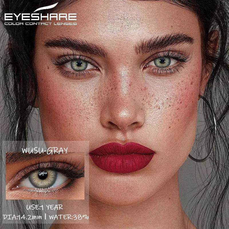 Lentilles de Contact Colorées EYESHARE | Usage Annuel Sans Correction | 15 Coloris | Maquillage & Quotidien – CLEVI Paris