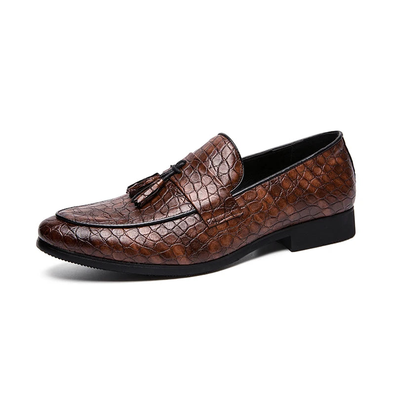 Mocassins homme en microfibre à enfiler – CLEVI Paris