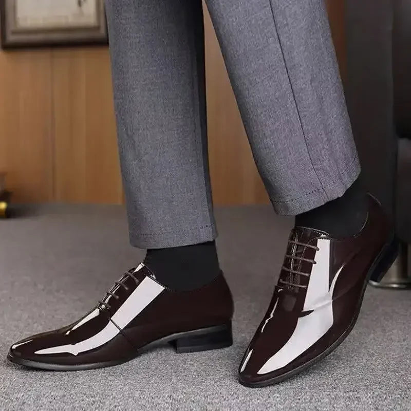 Chaussures Habillées Homme Cuir Verni – Mariage & Business