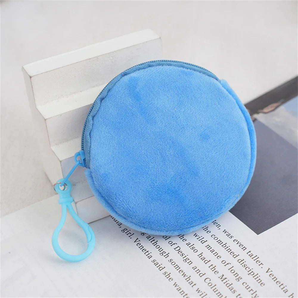 Porte-Monnaie Peluche Rond Kawaii — CLEVI Paris