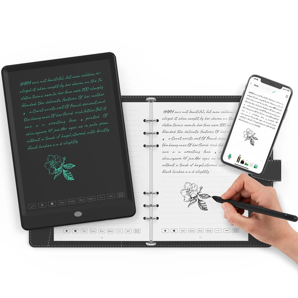 NEWYES SyncPen3 – Stylo Numérique Intelligent + Carnet Connecté & Tablette LCD – OCR Bluetooth