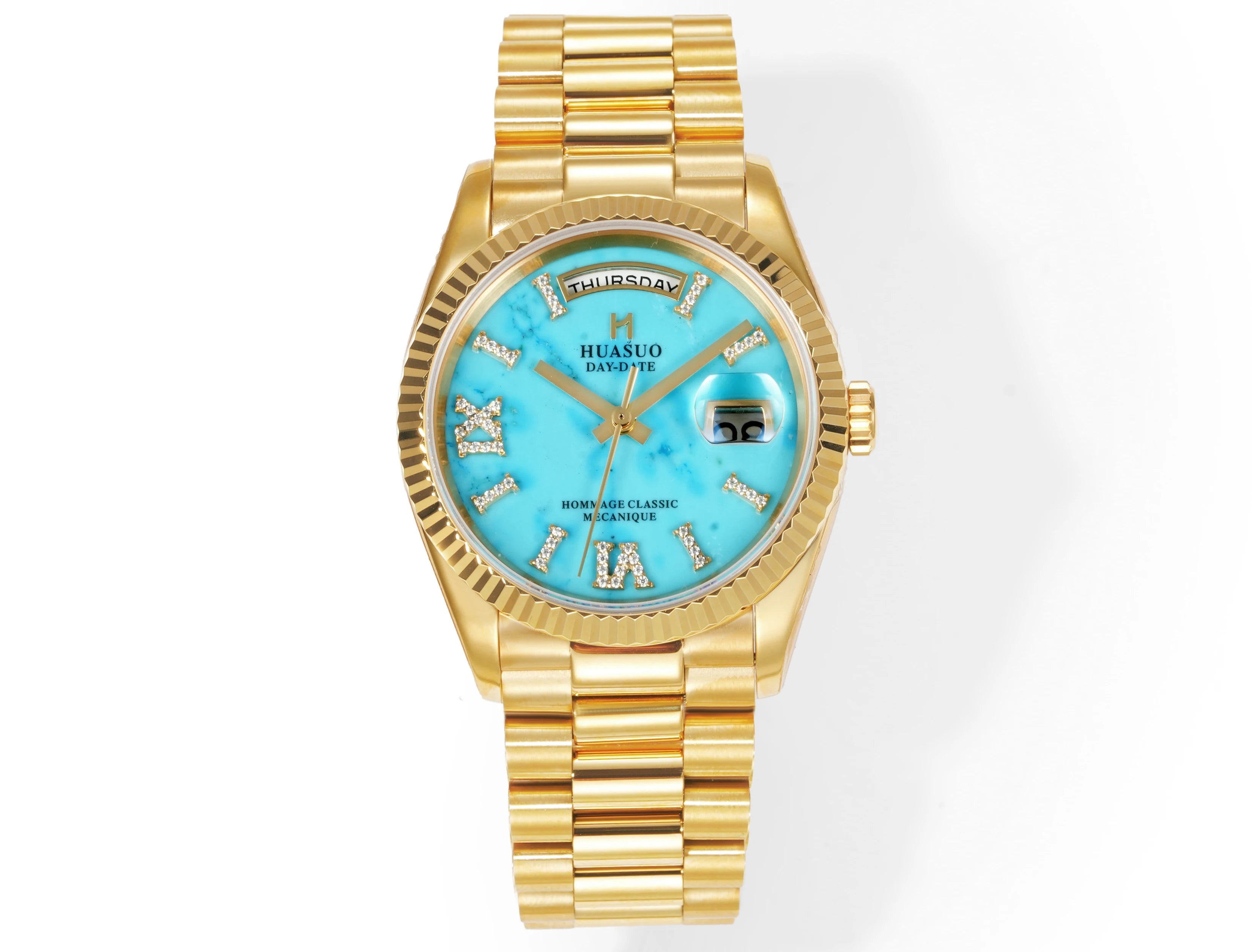 Montre Homme Automatique Cadran Laqué Artisanal Huasuo – CLEVI Paris