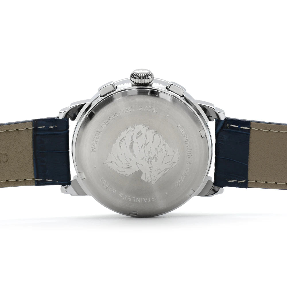 Montre Homme Gezfeel Chronographe Quartz Japonais Bracelet Cuir – CLEVI Paris