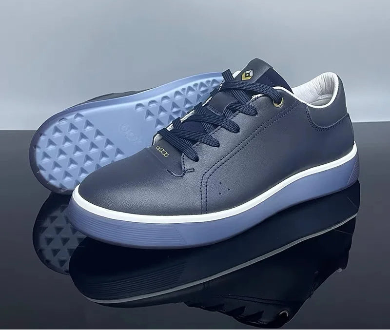 Sneakers Homme Cuir Vache Véritable Respirant Semelle TPU Antidérapante Plateforme VRKK – CLEVI Paris