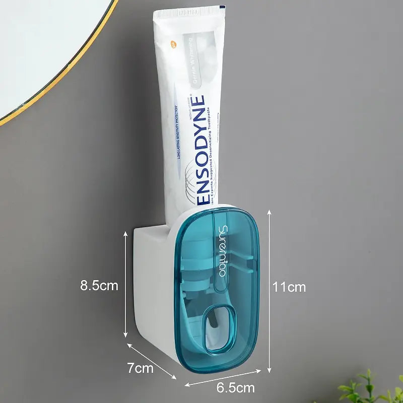 Distributeur Automatique de Dentifrice Mural avec Porte-Brosse — CLEVI Paris