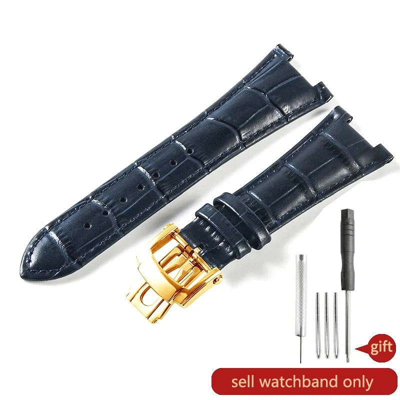Bracelet Montre Cuir Vache | Compatible Patek Philippe Nautilus PP5711 5712G – CLEVI Paris