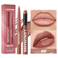 Rouge à Lèvres 2-en-1 Contour & Couleur Imperméable – Longue Tenue Sans Bavure