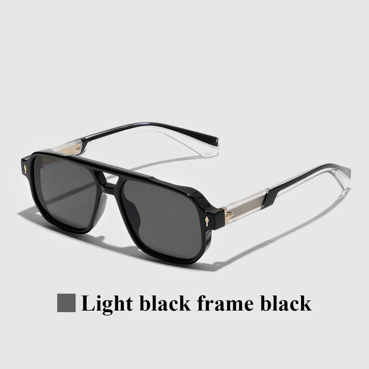 Lunettes de Soleil Rétro 2026 Monture Transparente UV400 – CLEVI Paris