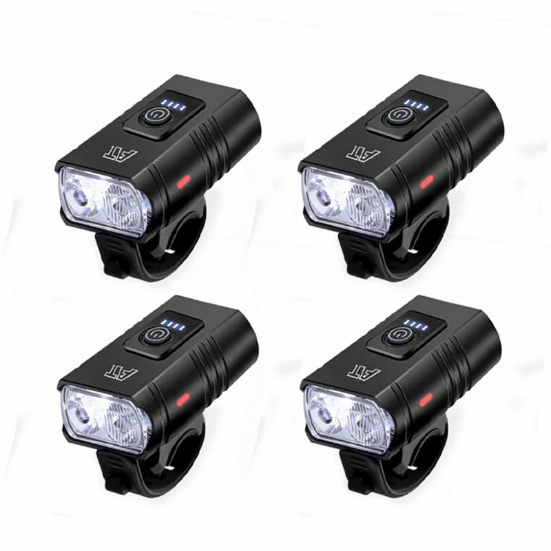 Phare Avant Vélo LED Rechargeable USB-C | 6 Modes, ABS, VTT & Vélo Route, Fixation Guidon – CLEVI Paris